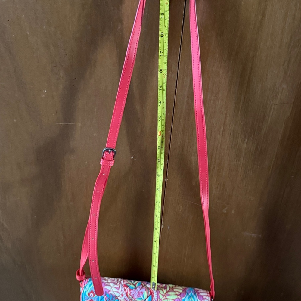 Vera Bradley Crossbody Bag Paisley In Paradise Turn Lock - Picture 11 of 12